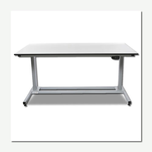 Electric Adjustable Height Static Table Lowered