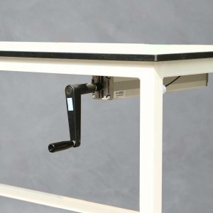 Crank handle height adjustable