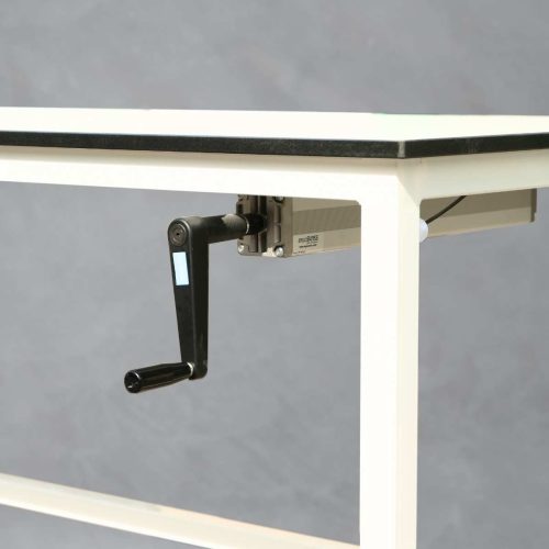 Crank handle height adjustable
