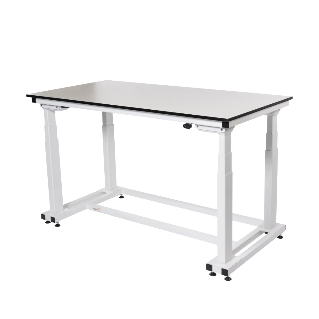 Heavy Duty Electric Height Adjustable Lab Table - 4 Leg - 400kg