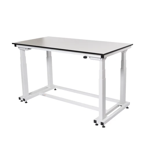 Heavy Duty Electric Height Adjustable Lab Table - 4 Leg - 400kg