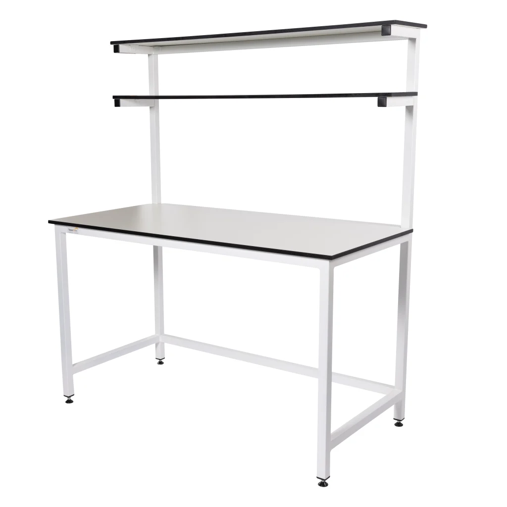 Laboratory Bench with Fixed Shelving